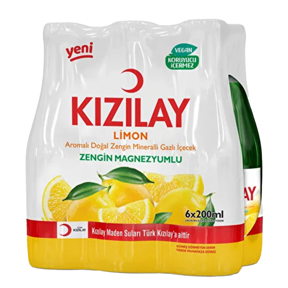 KIZILAY MADEN SUYU LİMONLU 6 LI