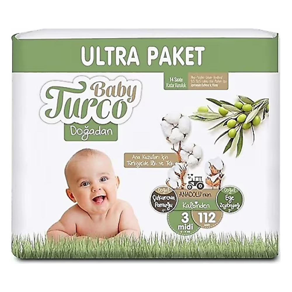 BABY TURCO DOĞADAN ULTRA MİDİ 112 Lİ