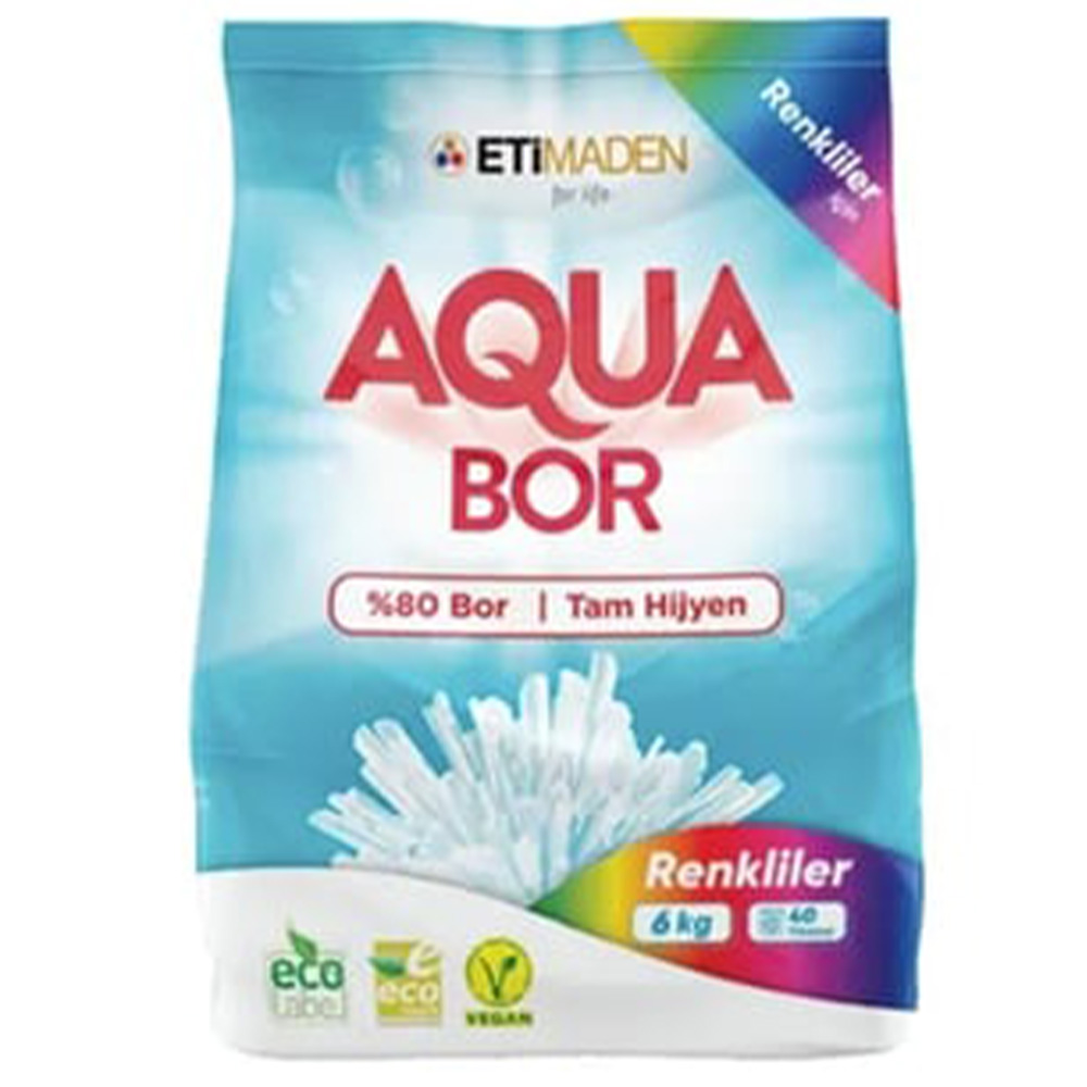 AQUABOR TOZ DETERJAN RENKLİLER