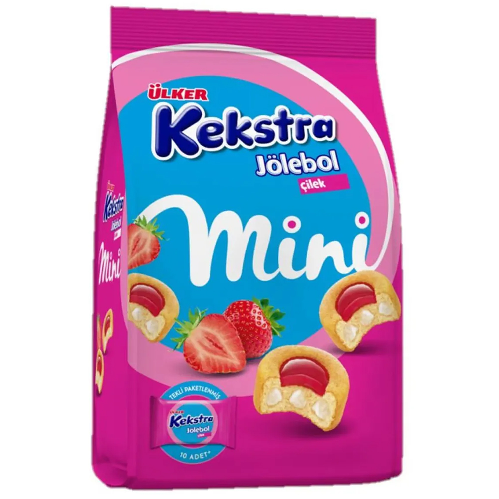 ÜLKER KEKSTRA MİNİ ÇİLEKLİ
