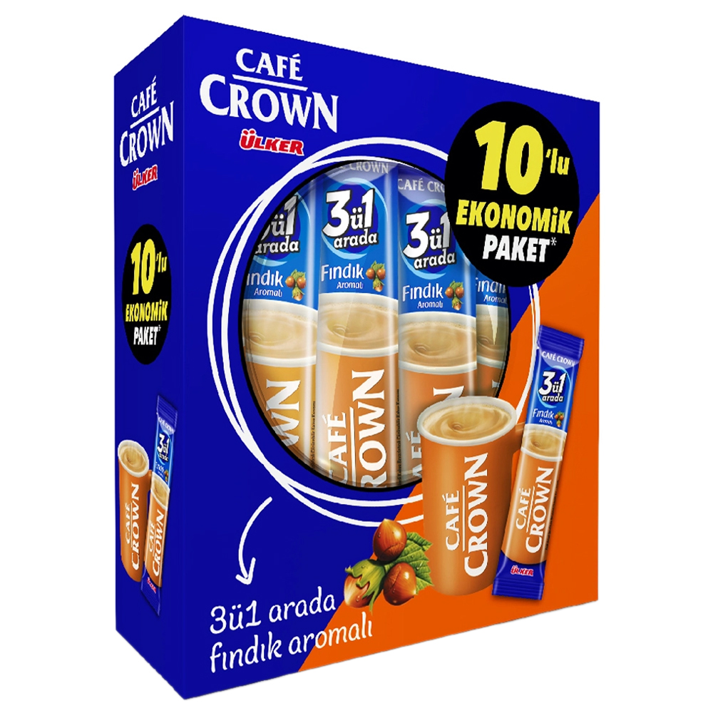 CAFE CROWN 3Ü1 ARADA 10'LU MP