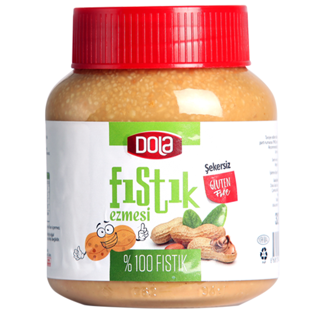DOLA GLUTENSİZ FISTIK EZMESİ ŞEKERSİZ