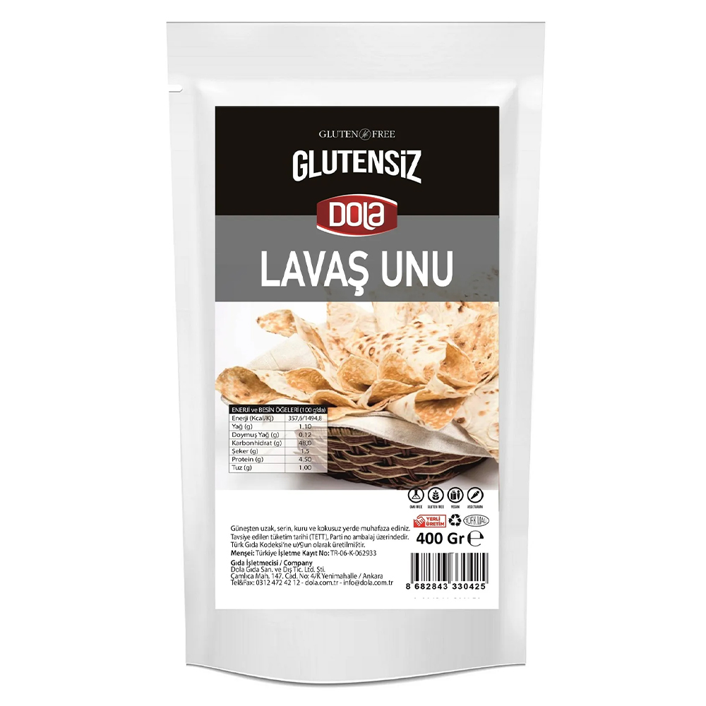 DOLA GLUTENSİZ LAVAŞ UNU