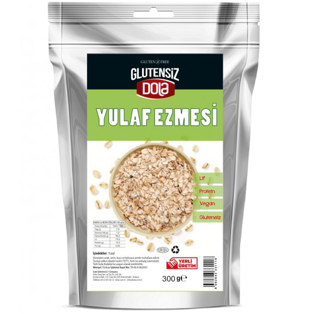 DOLA GLUTENSİZ YULAF EZMESİ