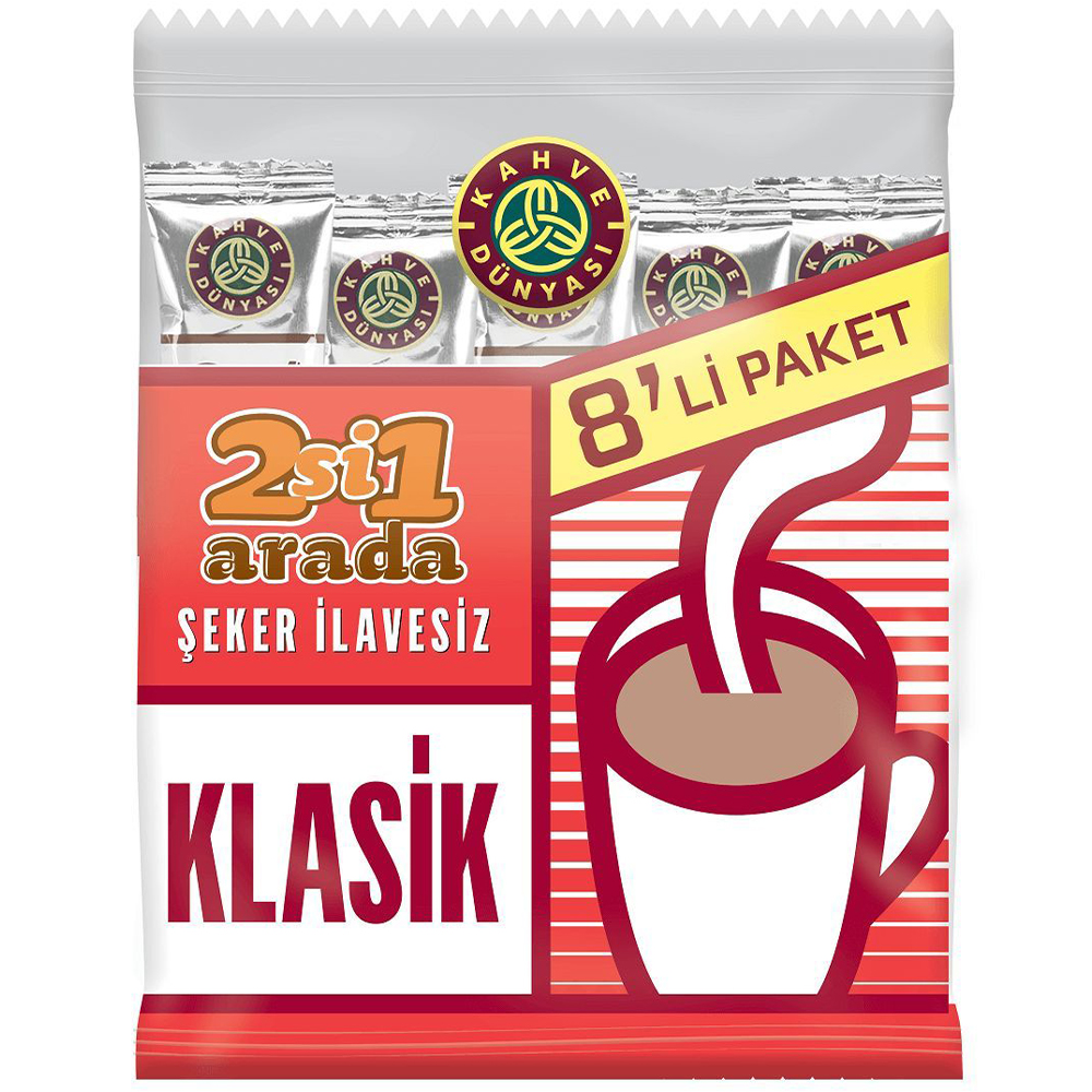 KAHVE DÜNYASI 2Sİ1 ARADA 8'Lİ MP