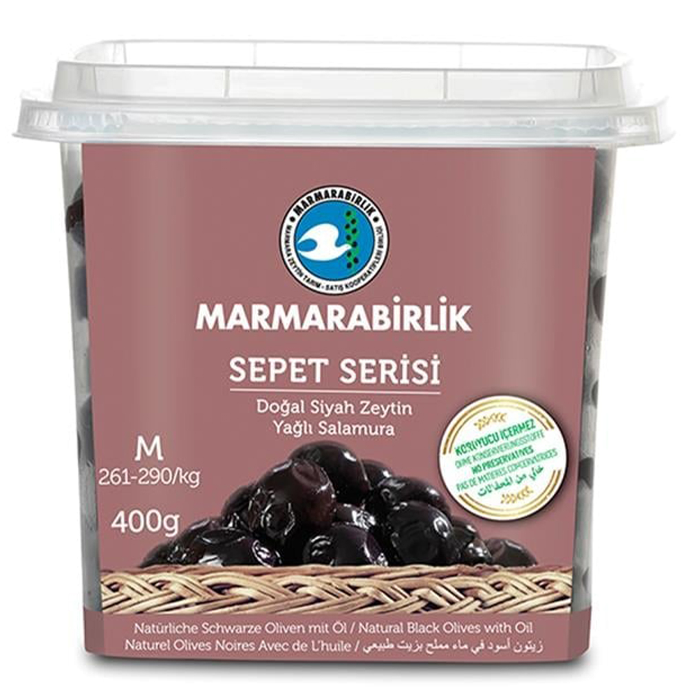 M.B YYAĞLI SALAMURA SİYAH ZEYTİN 261-290 (M)
