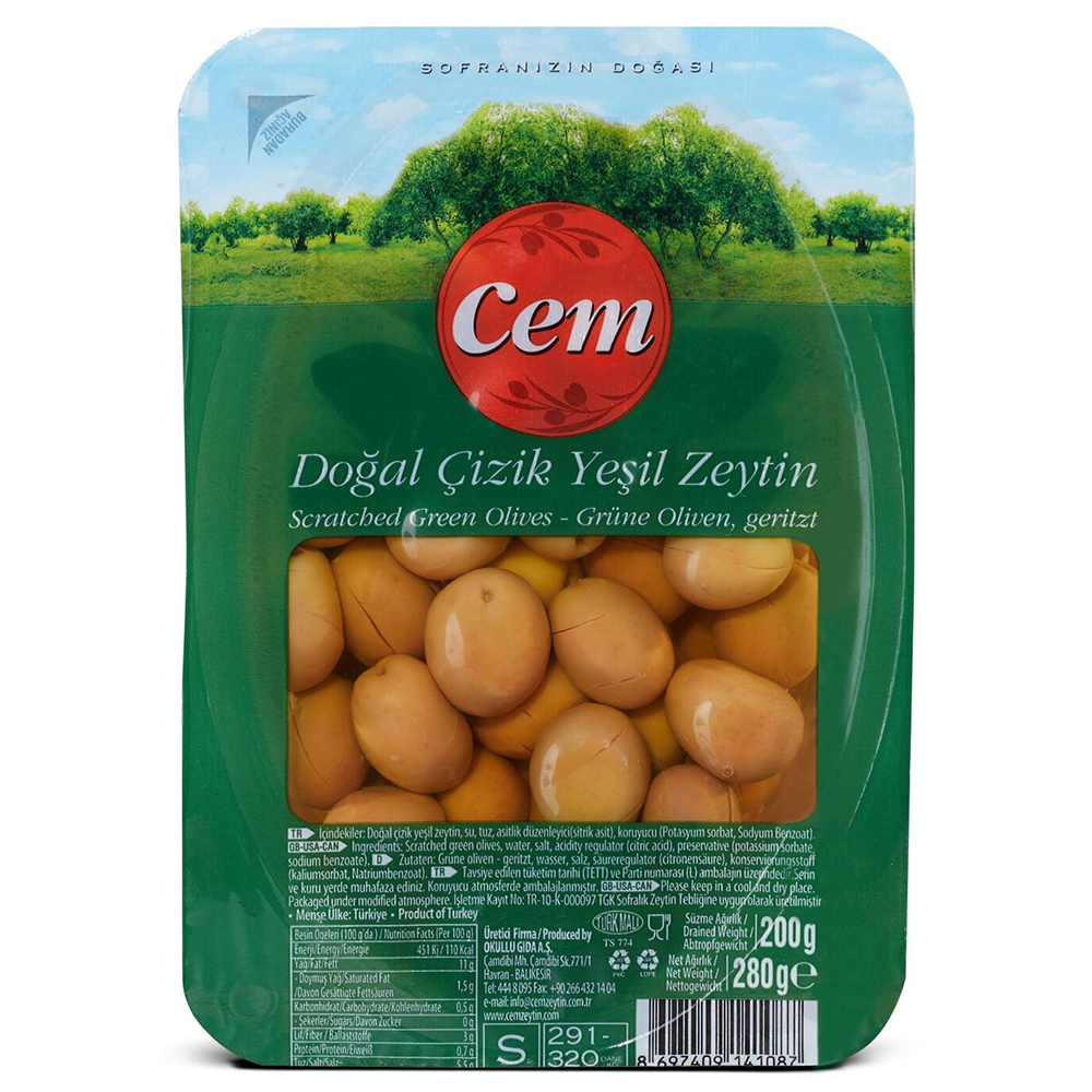 CEM VAKUMLU YEŞİL ZEYTİN 291-320