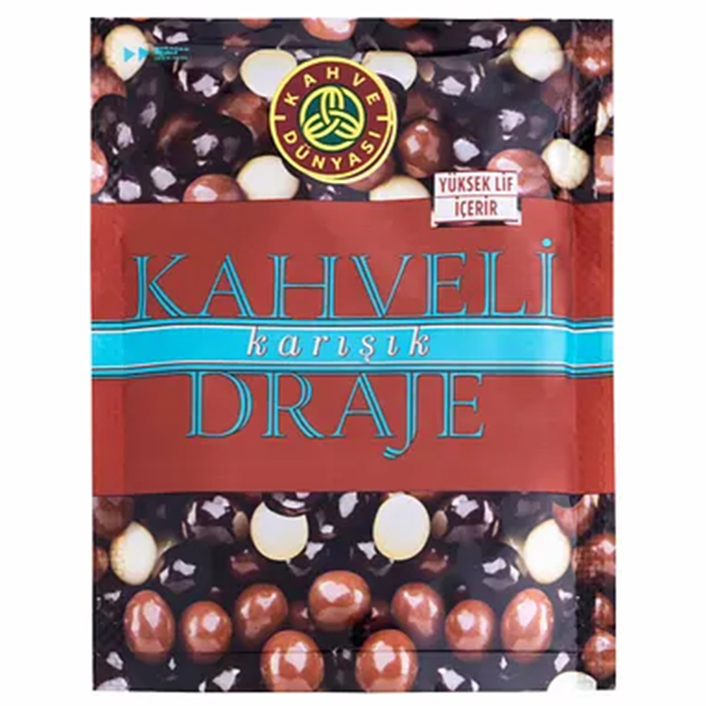 KAHVE DÜNYASI KAHVELİ ÇİKOLATA KAPLAMALI DRAJE