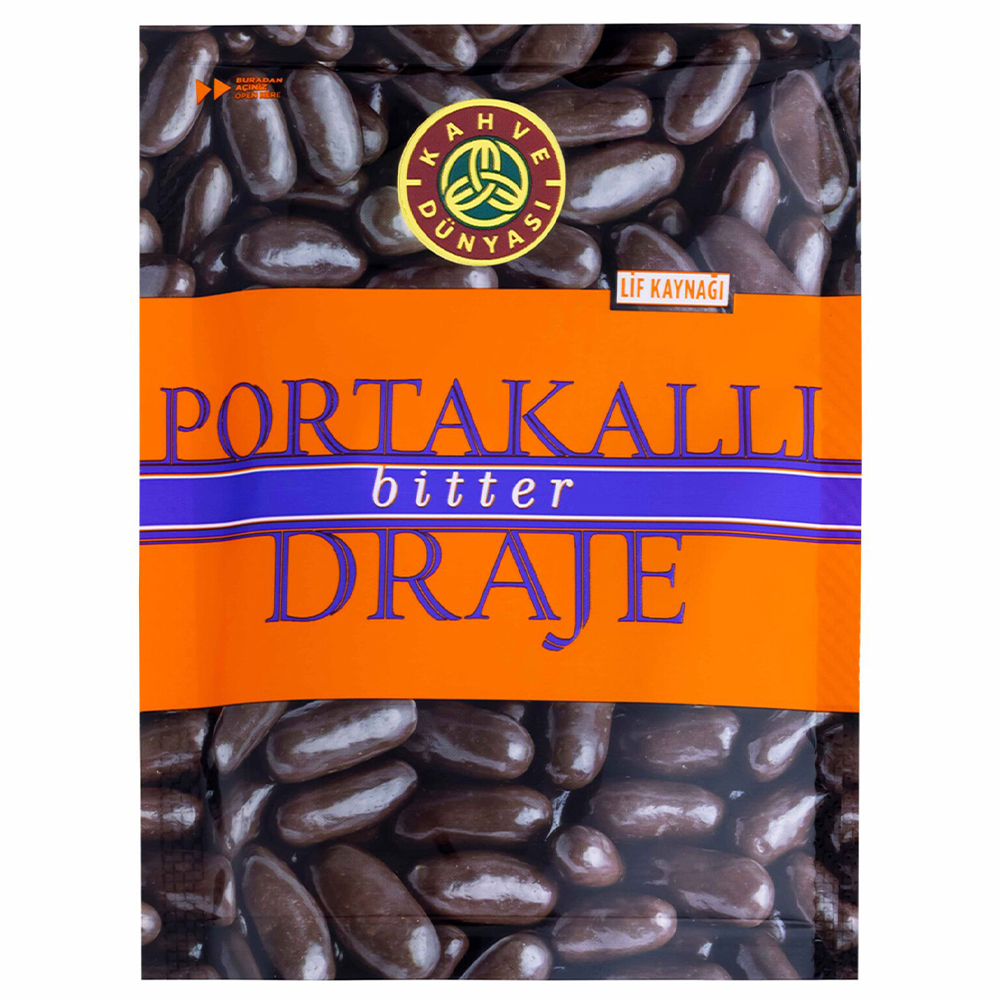 KAHVE DÜNYASI BİTTER ÇİKOLATALI PORTAKAL DRAJE