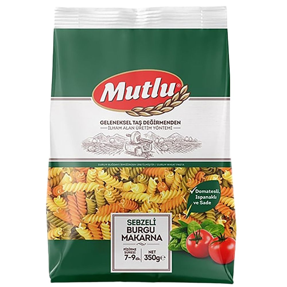 MUTLU SEBZELİ BURGU MAKARNA