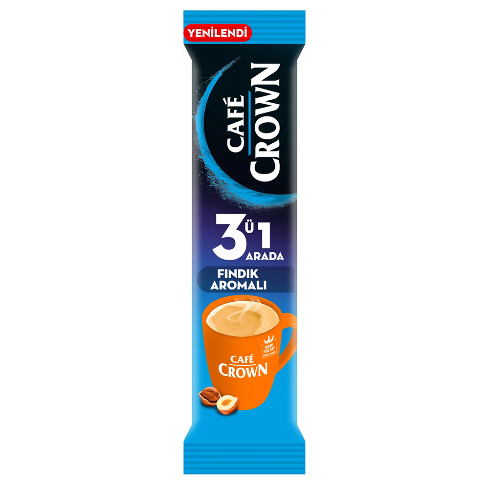 CAFE CROWN 3Ü1 ARADA FINDIK AROMALI
