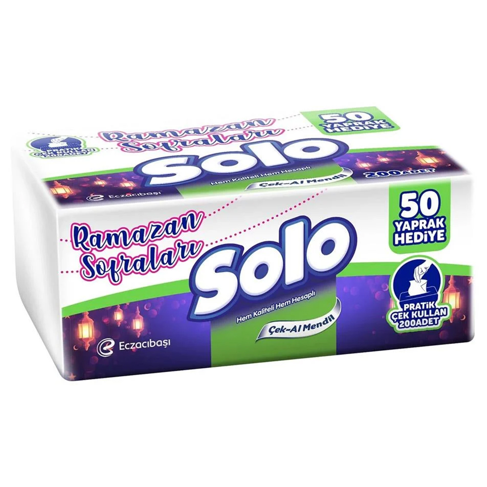 SOLO  RAMAZAN AMBALAJ PEÇETE 250' Lİ