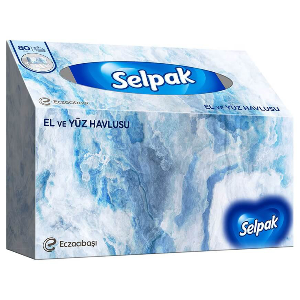 SELPAK EL VE YÜZ HAVLUSU 80'Lİ