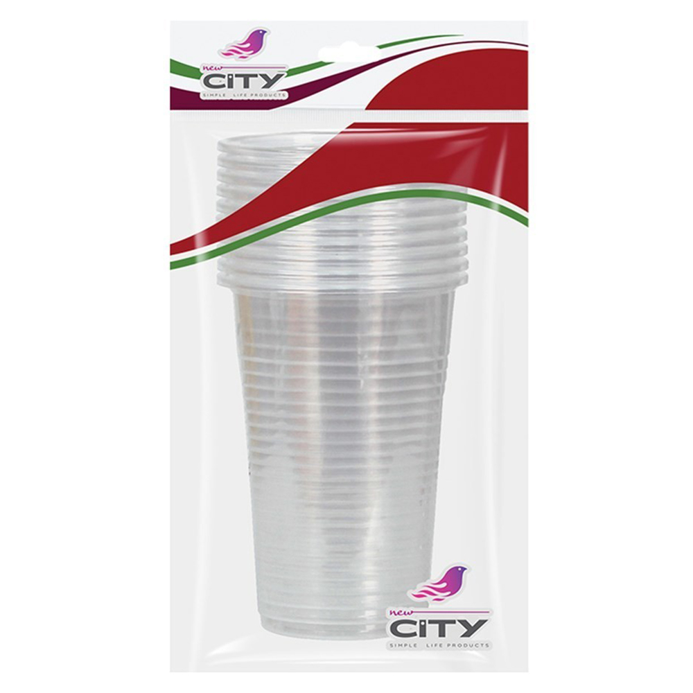 NEW CİTY PLASTİK KOLA BARDAĞI 10 LU
