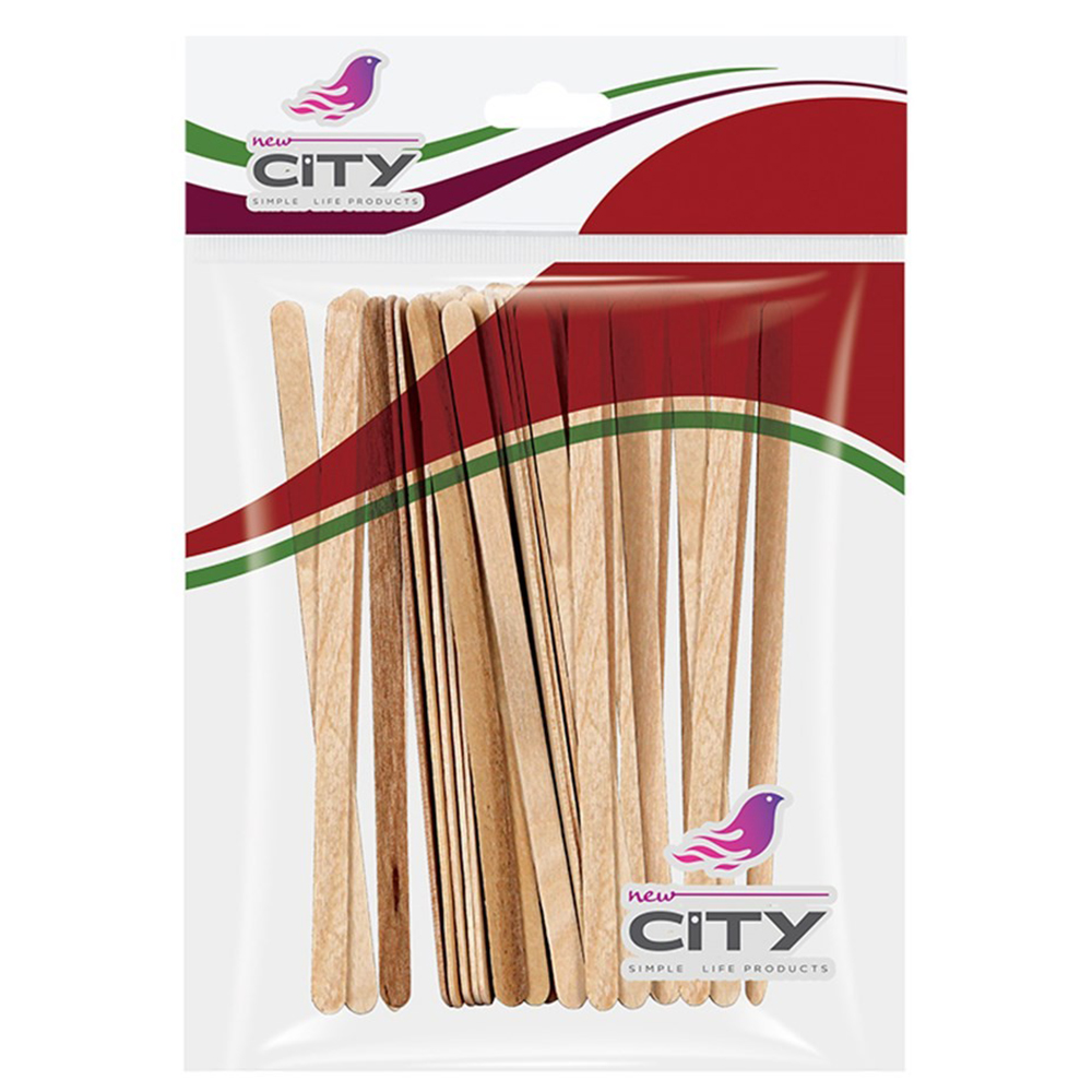 NEW CİTY LÜX AHŞAP KARIŞITIRICI 30 LU