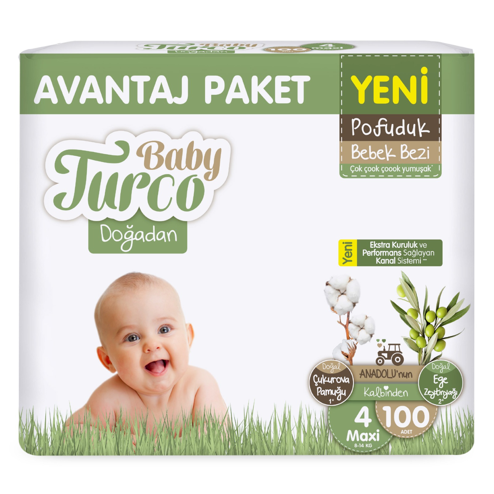 BABY TURCO DOĞADAN AVANTAJ MAXİ 100 LÜ