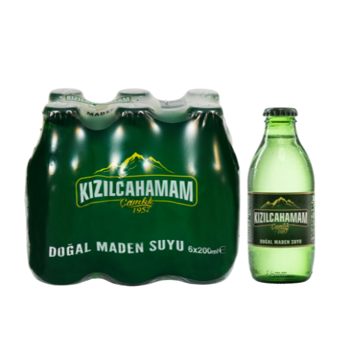 KIZILCAHAMAM MADEN SUYU SADE 6 LI