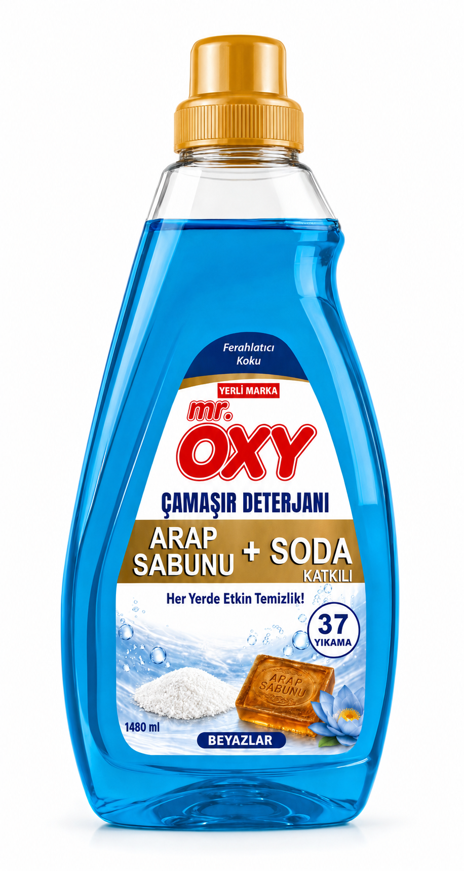 MR OXY ARAP SAB.-SODA KATK. SIVI DET. BEYAZ.1480ML