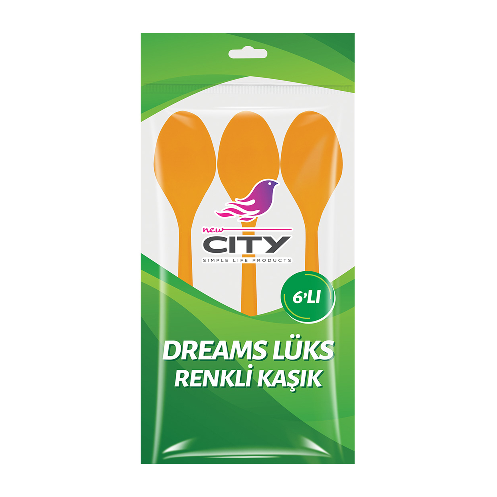 NEW CİTY DREAMS LÜKS RENKLİ KASİK 6 LI