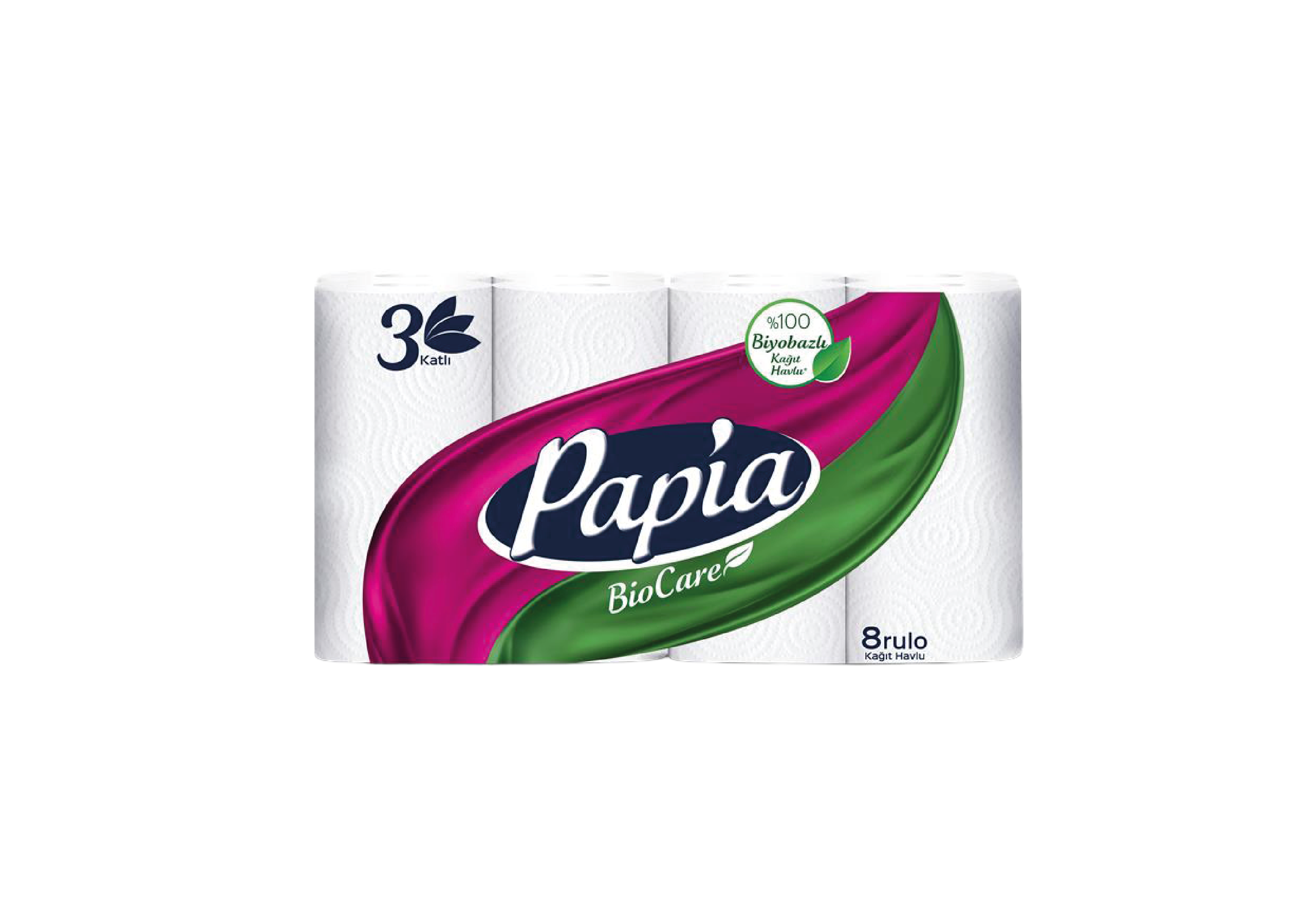 PAPİA KAĞIT HAVLU 3 KATLI 8 Lİ