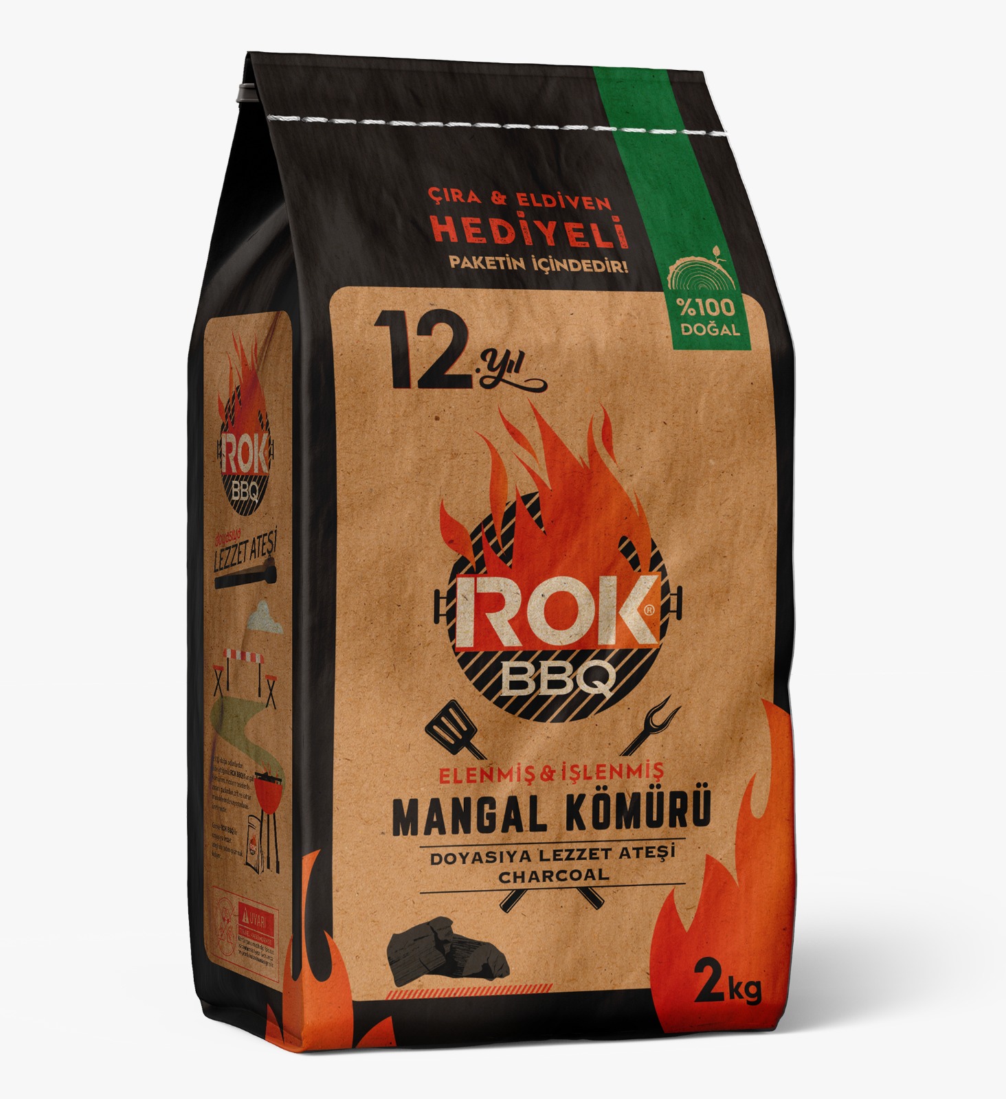 ROK BBQ MANGAL KÖMÜRÜ 2 KG