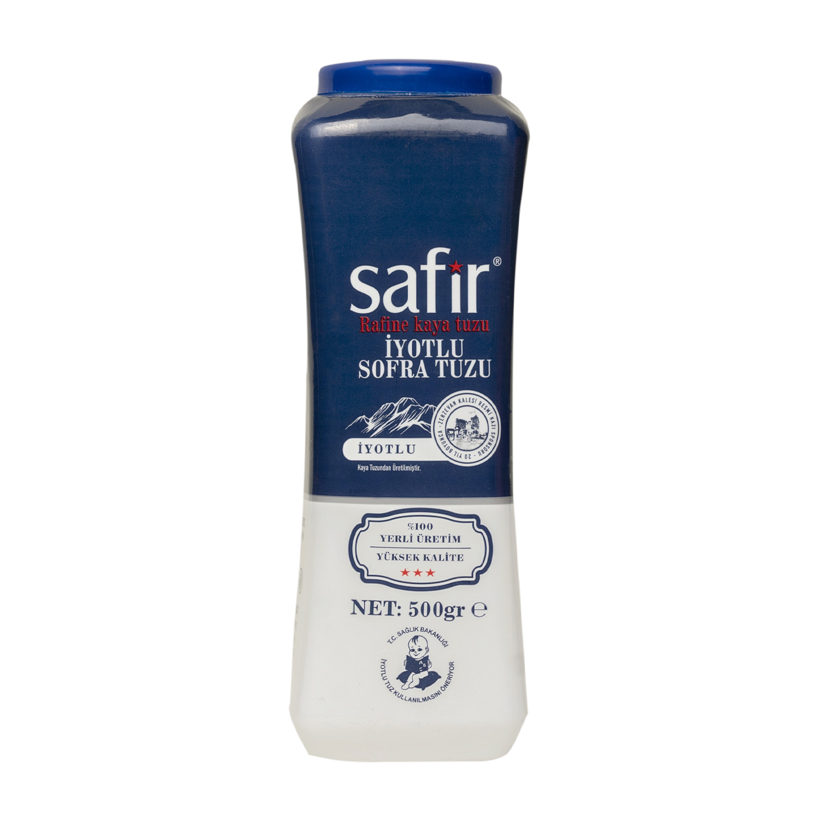 SAFİR İYOTLU KAYA TUZU TUZLUK