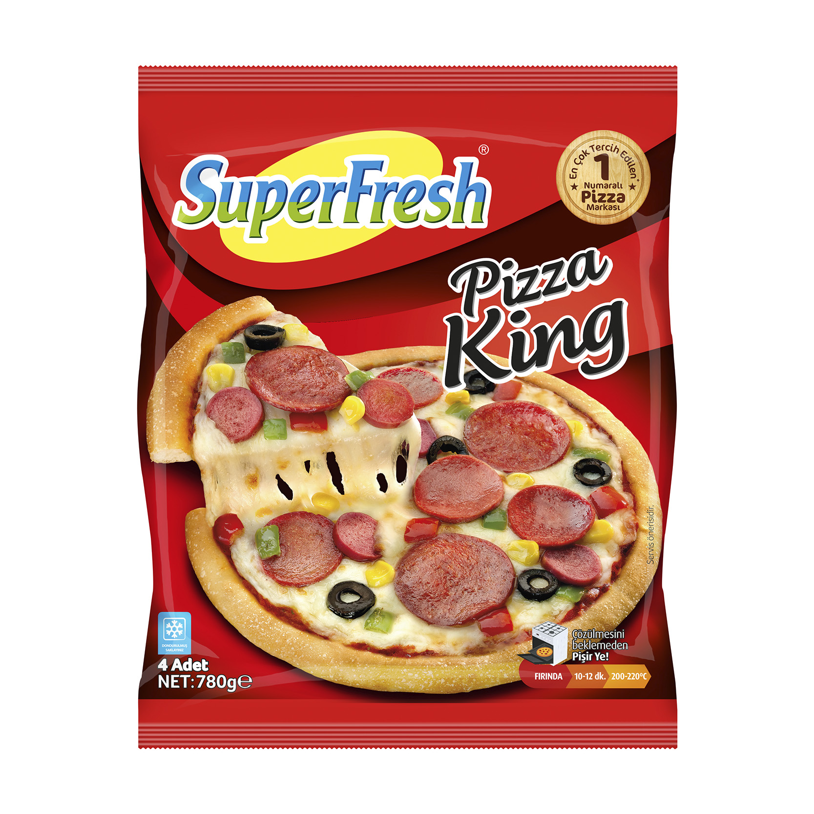 SUPERFRESH PİZZA KİNG 4 LÜ