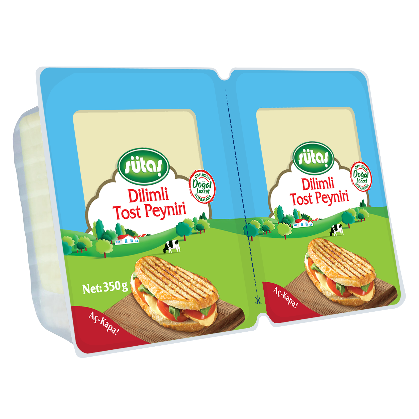 SÜTAŞ TOST PEYNİRİ DİLİMLİ