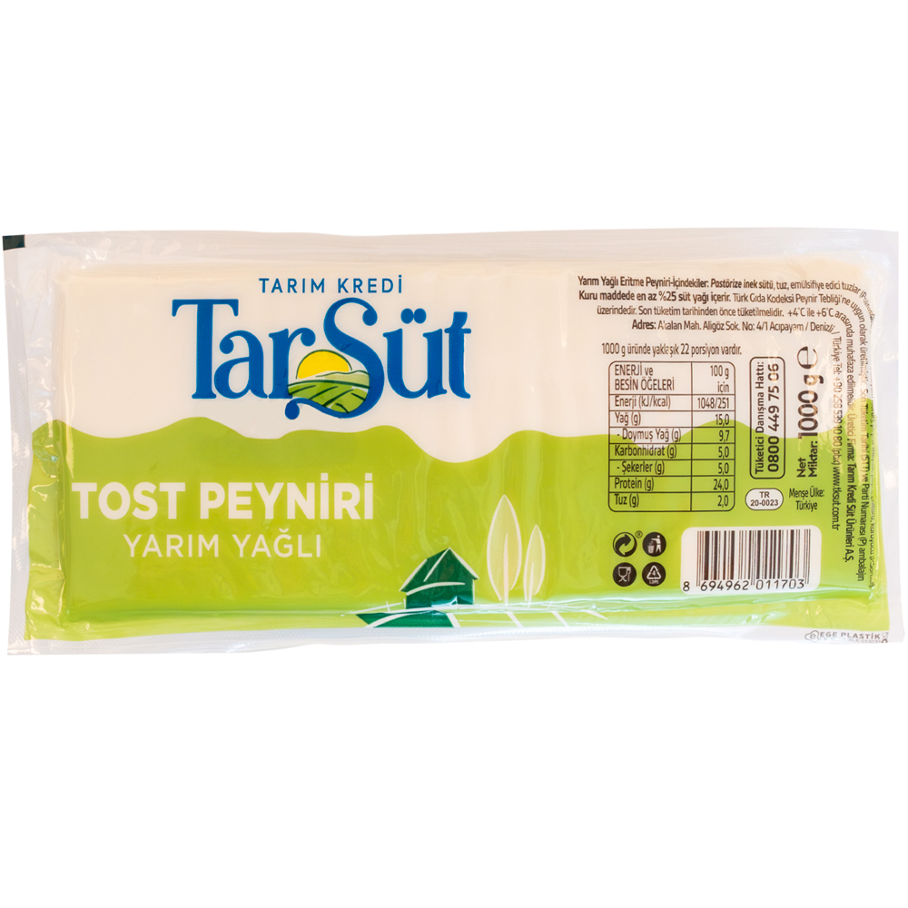TARSÜT YARIM YAĞLI TOST PEYNİRİ