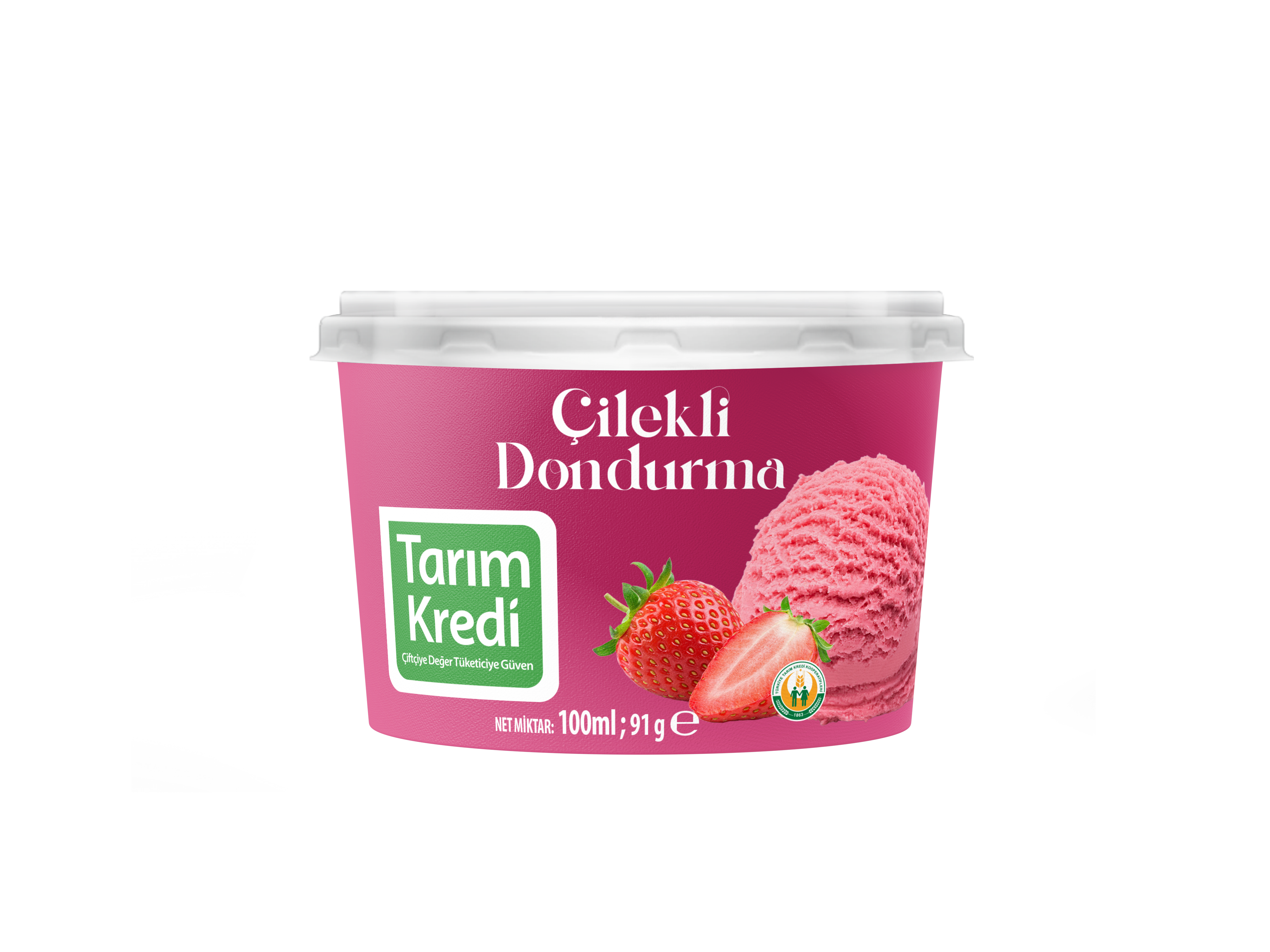 TK BİRLİK ÇİLEKLİ DONDURMA 100 ML